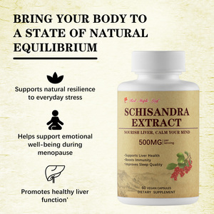Cápsulas de Extrato de <span class=keywords><strong>Schisandra</strong></span>, Suplemento Herbal Natural, Saúde do Fígado e Apoio ao Sono, Vegano, Certificado GMP, Atacado - Product Image 6