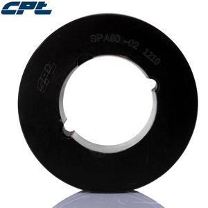 Norme européenne série SPA poulie à courroie trapézoïdale en acier à deux rainures alésage conique en fonte 63mm ~ 210mm ouverture OEM personnalisable - Product Image 2