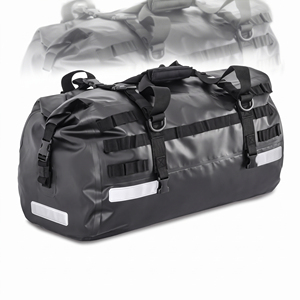 Motorfiets zadeltas waterdichte achterzit-droge tas 40L achtertas voor fietsen TPU EVA PVC materialen - Product Image 1