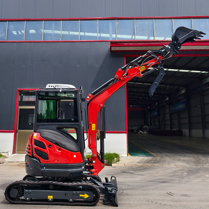 Spedizione gratuita escavatore Trencher terreno Mini escavatore con motore KUBOTA diesel scavo - Product Image 3