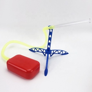 Lanceur de fusées en mousse de 75 pieds, jouet pour enfants, pompe à air, pédale, lanceur de fusées, jeu de tir à la catapulte en plein air pour enfants - Product Image 4