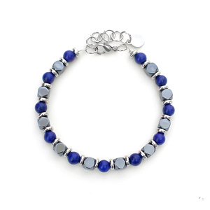 Adjustable Classic Natural Stone Lapis Lazuli Women <b>Men</b> Jewelry Wholesale Hematite Tiger Eye <b>Beaded</b> Stretch <b>Bracelet</b> Gift - Product Image 5
