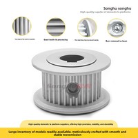 SH-HTPA-S3M060-32-A-P-d6 Pulley Timing Aluminium Diameter Lubang 6-16mm