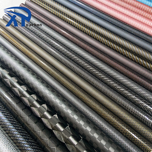 Màu xanh chất lượng hàng đầu nhà máy bán buôn sợi carbon hình chữ nhật Ống Kevlar ống thép - Product Image 6