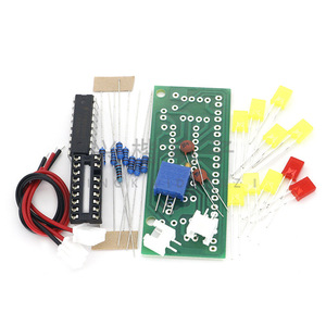 Lm3915 Audio Level Indicator <b>Kit</b> 10 Segment Display Through Hole <b>Diy</b> <b>Kit</b> For Audio Visualizer - Product Image 2