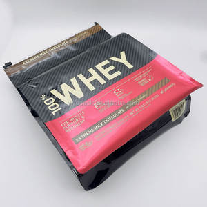 Conception personnalisée de feuille d'aluminium emballage boîte en plastique sac de fond pour supplément de poudre de protéine de lactosérum - Product Image 3