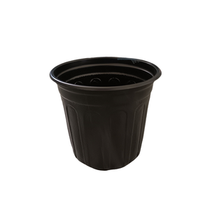 China Factory Supply Gallon POTS Black Plastic Nursery Flower Pot Plant Planter Pot
