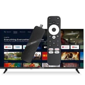 Fabricante al por mayor ATSC 3,0 stick TV 4K mejor control remoto de voz Android ATSC 3,0 Smart Android Tv Stick 4K con aplicación personalizada