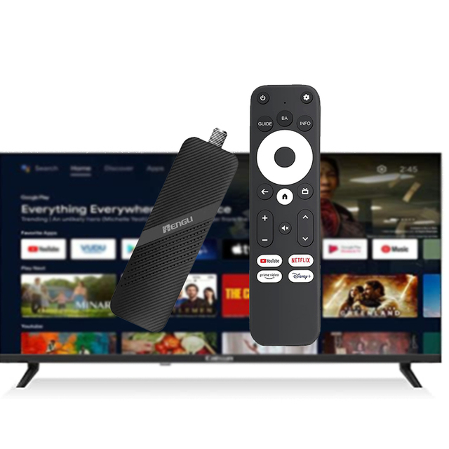Manufacturer Wholesale ATSC 3.0 Stick Tv 4k Best Android Voice Remote Atsc 3.0 Smart Android Tv Stick 4k with Custom APP
