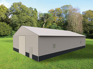 SG1219-H252-HR/H 12 X 19FT <span class=keywords><strong>Garage</strong></span> pour voiture en acier de qualité supérieure résistant au vent - Product Image 6