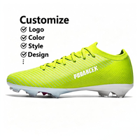 Chaussures de football pour hommes, personnalisables par le fournisseur, respirantes, offrant un excellent soutien pour l'agilité et l'entraînement en extérieur