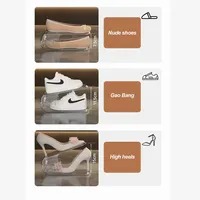 Étagère à chaussures pliable réglable à double niveau, gain de place pour armoire et salon