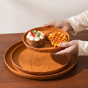 Chất Lượng Cao ABS/PP Đánh Bóng Hạt Gỗ Hiện Đại Thiết Kế Tối Giản Ăn Uống Món Ăn Cho Hộ Gia Đình Sử Dụng Thương Mại Mô Hình Tùy Chỉnh - Product Image 2