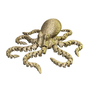 Poulpe géant imprimé en 3D, monstre marin des profondeurs avec articulations mobiles, jouet d'anniversaire pour enfants, décoration d'aquarium, Guangdong - Product Image 5