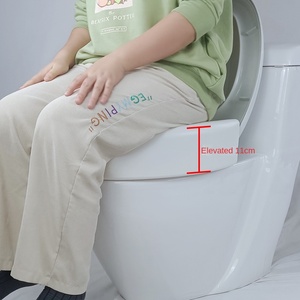 <span class=keywords><strong>Rehausseur</strong></span> <span class=keywords><strong>de</strong></span> toilette moderne MK pour personnes âgées, femmes enceintes, personnes handicapées - Imperméable, antidérapant, <span class=keywords><strong>hauteur</strong></span> réglable, capacité <span class=keywords><strong>de</strong></span> 150 kg - Product Image 2