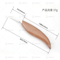 5 pièces bricolage Peeling sculpture sur bois sculptural cuillère aiguiseur puce Whittling main sculpture sur bois couteau sculpture Cutter ensemble pour les débutants