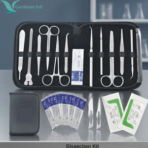 Meilleurs kits de dissection pour étudiants pour laboratoire de biologie, pinces anatomiques manuelles, équipement chirurgical en acier inoxydable allemand, certifié CE Cardimed - Product Image 3