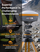 Récepteur GNSS RTK haute précision à gain élevé - Équipement de topographie - 1408 canaux GPS, caméra, IMU, indice de protection IP67, -30~75, Bluetooth, 4G, WIFI