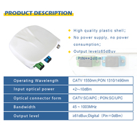 Triplexor Pasivo FTTH CATV, Mini Nodo Óptico, Receptor Óptico WDM