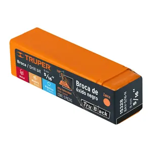 BOX 5 HSS 5/16' ดอกสว่านทรูแบล็คสำหรับงานโลหะ, TRUPER - Product Image 2