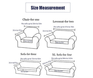 优质供应商防滑沙发套拉伸设计印花Lshape沙发套批发沙发套3 2和1座 - Product Image 5