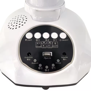 Power Dream Portable AC &amp; DC Rechargeable <strong>Solar</strong> Standing Fan Removable <strong>Solar</strong> <strong>Panel</strong> <strong>System</strong> - Product Image 5