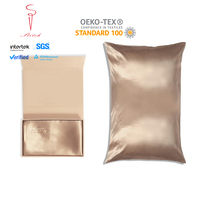 Taie d'oreiller en satin de soie 100 % personnalisée de luxe avec fermeture éclair pour les soins des cheveux et de la peau, usage domestique, commandes en gros