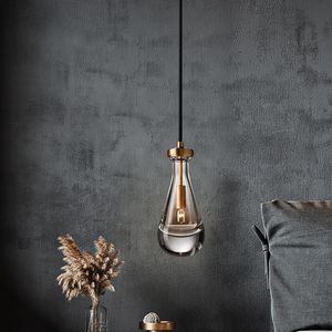 Lampadario Moderno di Lusso Creativo a Goccia d'Acqua in Vetro <span class=keywords><strong>per</strong></span> Sala da Pranzo, Soggiorno e Camera da Letto - Product Image 3