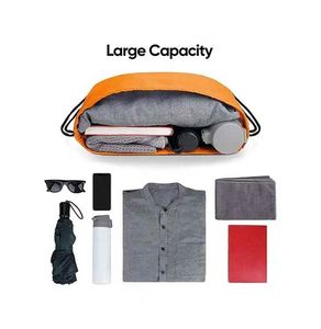 Wholesale 210D <b>Waterproof</b> Polyester Gymsack Training <b>Drawstring</b> <b>Bag</b> with Custom Logo Letter Pattern - Product Image 6