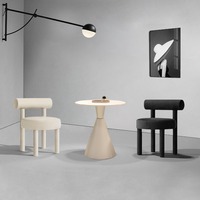 Chaises de salle à manger de restaurant minimalistes modernes, canapé individuel pour salon de beauté, pour zone de négociation et d'accueil