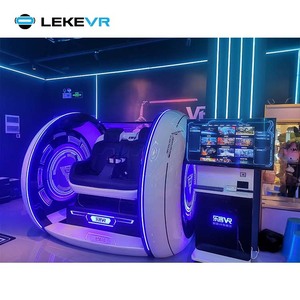 LEKE 9D Egg Cinema Metaverse Game Machine 2-Seat Virtual Reality Showroom Indoor/Outdoor Hardwar Metal Theme Park <span class=keywords><strong>VR</strong></span> for Theme - Product Image 3