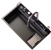 Keran Dapur Stainless Steel Modern Klasik Satu Gagang Satu Air Dingin dengan Pemasangan di Atas Meja Satu Lubang