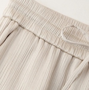 <span class=keywords><strong>Blazer</strong></span> doppiopetto effetto stropicciato da donna <span class=keywords><strong>con</strong></span> pantaloni larghi a vita alta regolabili set di due pezzi Mujer - Product Image 6