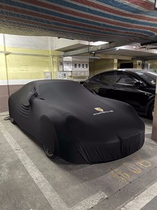 Custom <strong>Porsche</strong> Logo Special Car Cover High Elastic Soft Fabric Anti-UV Dustproof Cover for <strong>Porsche</strong> 993 <strong>Carrera</strong> 4S <strong>Turbo</strong> GT2 RS - Product Image 4