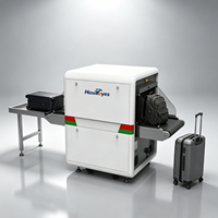 Détecteur de bagages à rayons X 5030, scanner tunnel à rayons X pour bagages 510*324mm, résolution 1.0mm, sécurité acier 12-40mm