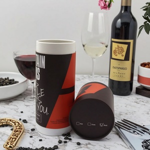 Recyclable Customized Design Cylinder Kraft Paper <b>Container</b> Serviceable Paper Tube Packaging for Wine Beverage - Product Image 1