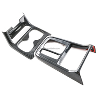 Cache de décoration intérieure de voiture en ABS aspect fibre de carbone pour panneau de levier de vitesse et porte-gobelet avant pour Honda CR-V CRV 2023-2025