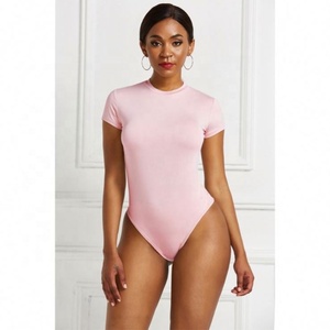 Sexy Ngắn Tay Áo 9 Màu Sắc Mới Thời Trang Phụ Nữ Đáy Bodysuit Đa Rắn Màu Sắc Của Phụ Nữ Phù Hợp Với - Product Image 5