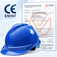 Casque de sécurité personnalisé avec logo OEM ODM, ventilé, en ABS, type V, pour équipe de entrepreneurs, projets routiers, marque privée