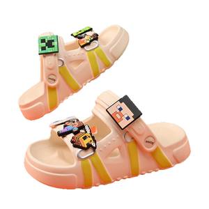 Sandales Heyun Minecraft pour enfants, bleu marine, antidérapantes, pour l'été, la plage, pour garçons et adolescents - Product Image 5