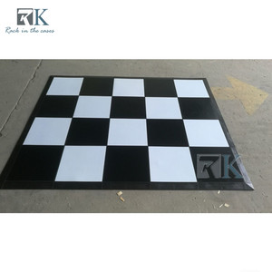 Piste de danse en PVC pour événements de mariage – Plateforme en plastique à installation rapide – Bordure en promotion - Product Image 2