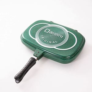 กระทะอลูมิเนียมอัลลอยด์เคลือบสารกันติดสองด้านสำหรับย่างและทอดขายส่ง - Product Image 4