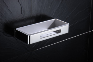 Estantes de Baño de Plástico ABS para Montar en la Pared, Estantes de Ducha de Acero Inoxidable con Soporte para Champú para Almacenamiento en el Hogar y la Cocina - Product Image 3