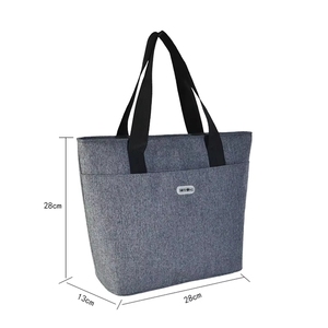 Sac fourre-tout portable en nylon recyclé avec fermeture éclair, lavable en machine, imperméable, pour le shopping, les voyages, le sport, les jouets, la plage - Product Image 5