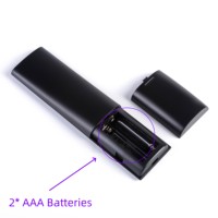 Télécommande universelle 2,4G noire à 13 boutons, originale d'usine, pour Smart TV/PC/Boîtier Android/Tablette/Projecteur