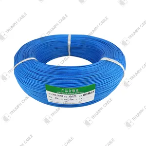 Ul3122 borracha de silicone 18awg vidro isolado fio trançado e fibra 300v