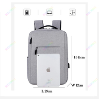 Sac à dos en polyester portable mallette universelle pour ordinateur portable Dell Huawei de 13.3 à 15.6 pouces sac d'ordinateur en déplacement de 15.6 pouces