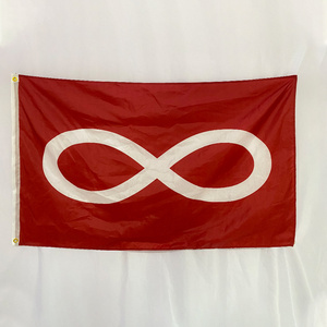 Bandera de poliéster personalizada de 3x5 pies con diseño de espadas cruzadas, Jolly Roger y Cofre del Hombre Muerto para uso automotriz y de seguros - Product Image 3