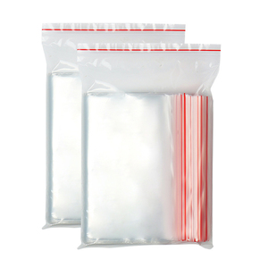 Sac à fermeture éclair avec fermeture éclair au prix de gros impression gravure LDPE/HDPE taille et couleur personnalisées sac à fermeture éclair compostable - Product Image 1