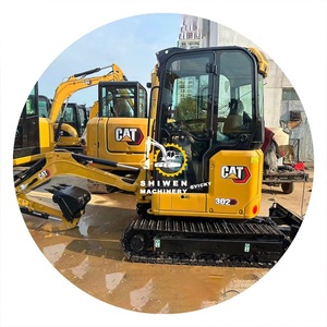 Occasion Japon pour CAT 302cr Excavator avec Side Swing Boom Hydraulic Thumb Zero Tail Excavator-Core Components Included Engine Pump - Product Image 1